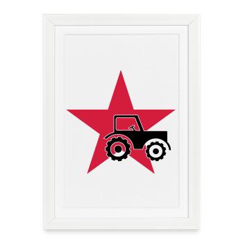 Farming - Affiche encadrée (27 × 37 cm) - blanc - Devant