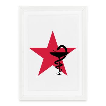 Pharmacy / Apotheke / Pharmacie - Affiche encadrée (27 × 37 cm) - blanc - Devant