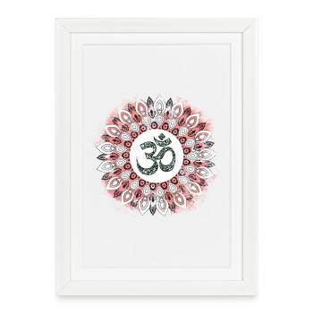 Yoga - Affiche encadrée (27 × 37 cm) - blanc - Devant