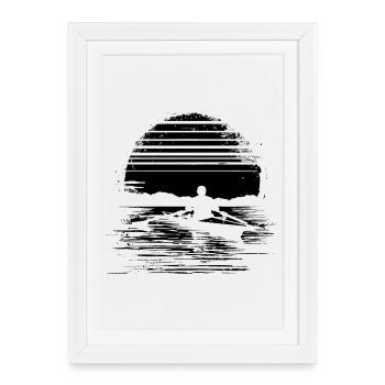 Rowing Graphics - Framed poster (27 × 37 cm) - white - Front