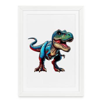 Dinosaur - Framed poster (27 × 37 cm) - white - Front