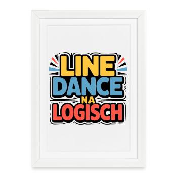 Logique de la danse en ligne - Affiche encadrée (27 × 37 cm) - blanc - Devant