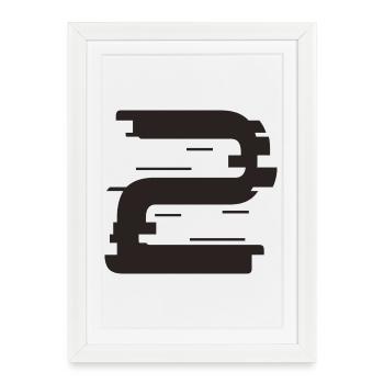 2 - Affiche encadrée (27 × 37 cm) - blanc - Devant