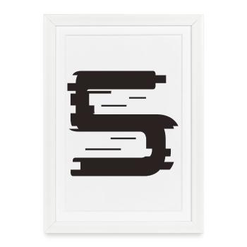 5 - Framed poster (27 × 37 cm) - white - Front