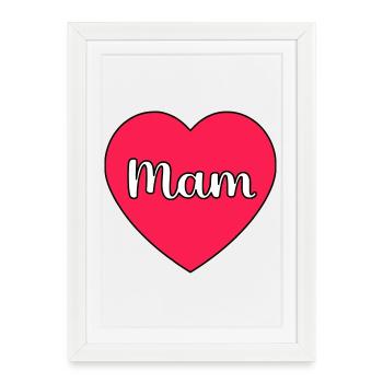 Mom Hart - Framed poster (27 × 37 cm) - white - Front