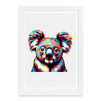 Koala - Affiche encadrée (27 × 37 cm) - blanc - Devant