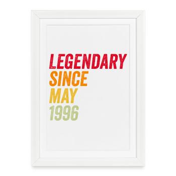 30th Birthday 30th Anniversary - Framed poster (27 × 37 cm) - white - Front