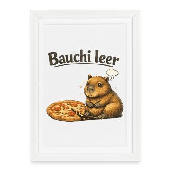 Bauchi empty - Framed poster (27 × 37 cm) - white - Front