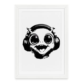 Alien - Affiche encadrée (27 × 37 cm) - blanc - Devant