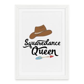 squardance - Affiche encadrée (27 × 37 cm) - blanc - Devant