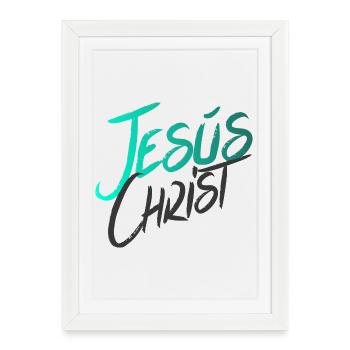 Jésus-Christ Jésus-Christ - Affiche encadrée (27 × 37 cm) - blanc - Devant