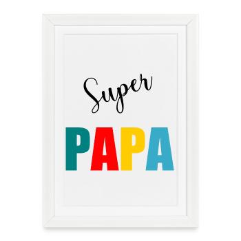 NOËL. ANNEE. ANNIVERSAIRE. RETRAITE. PAPA. MAMAM. - Affiche encadrée (27 × 37 cm) - blanc - Devant