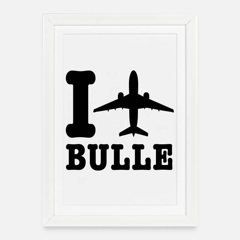 Bulgarien Urlaub - Gerahmtes Poster (27 × 37 cm) - Weiß