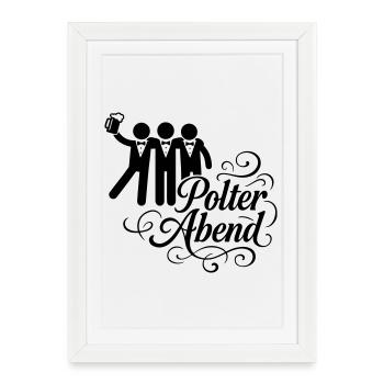 Bachelor party bachelor party - Framed poster (27 × 37 cm) - white - Front