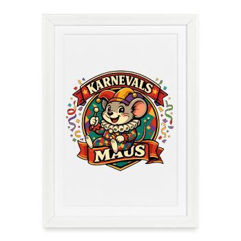 Costume de dernière minute de la souris de carnaval - Affiche encadrée (27 × 37 cm) - blanc - Devant