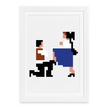 Šij, luby šewco šij... - Framed poster (27 × 37 cm) - white - Front