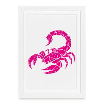 Scorpio – Power & Mystery - Framed poster (27 × 37 cm) - white - Front