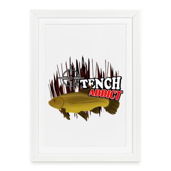 Tanche - Affiche encadrée (27 × 37 cm) - blanc - Devant
