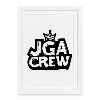 Bachelor Crew Bachelor Party - Framed poster (27 × 37 cm) - white - Front