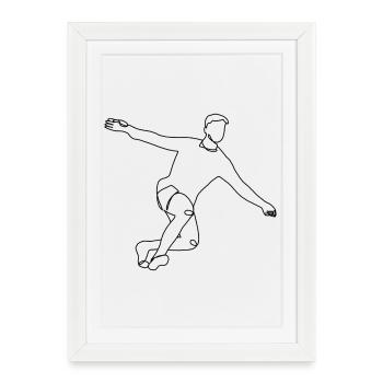 Jubilation - Affiche encadrée (27 × 37 cm) - blanc - Devant