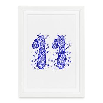 11_Zahl_Zen - Framed poster (27 × 37 cm) - white - Front