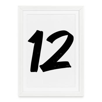 22 - Affiche encadrée (27 × 37 cm) - blanc - Devant
