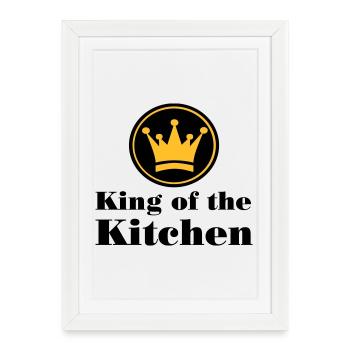 cook - Framed poster (27 × 37 cm) - white - Front