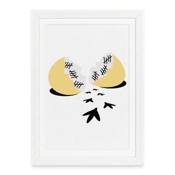 Prison break - Affiche encadrée (27 × 37 cm) - blanc - Devant