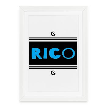 Rico - Framed poster (27 × 37 cm) - white - Front