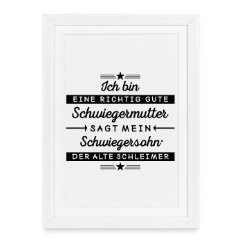 Je suis une bonne belle-mère - Affiche encadrée (27 × 37 cm) - blanc - Devant