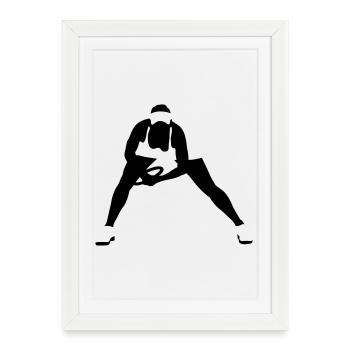 tennis_3 - Framed poster (27 × 37 cm) - white - Front
