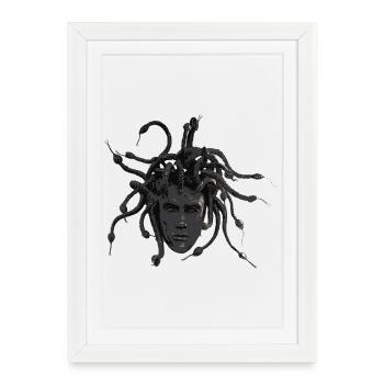 dark medusahead - Framed poster (27 × 37 cm) - white - Front