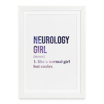 Neurology Neurology Neurology - Framed poster (27 × 37 cm) - white - Front