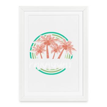 Paraguay - Affiche encadrée (27 × 37 cm) - blanc - Devant