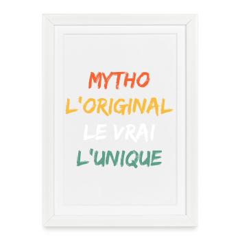 Mytho Original The True Unique - Framed poster (27 × 37 cm) - white - Front