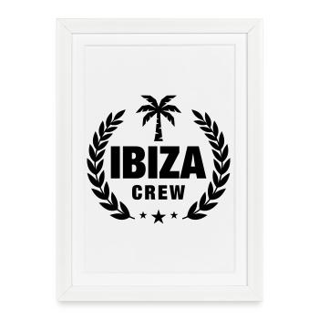 Équipage Ibiza - Affiche encadrée (27 × 37 cm) - blanc - Devant