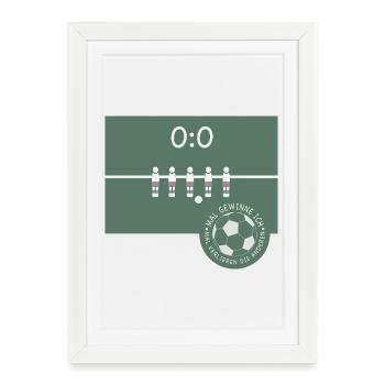 Parfois, je gagne, parfois les autres perdent - Affiche encadrée (27 × 37 cm) - blanc - Devant