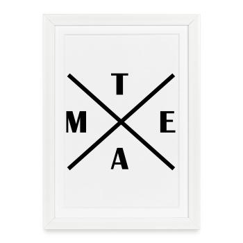 kreuz_team - Affiche encadrée (27 × 37 cm) - blanc - Devant