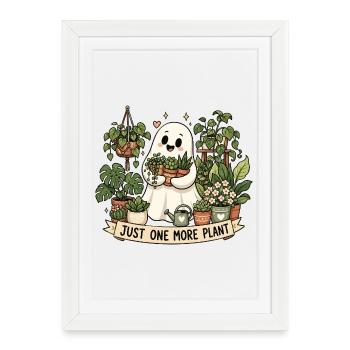 Encore une plante de l’esprit kawaii de plus sucrée - Affiche encadrée (27 × 37 cm) - blanc - Devant