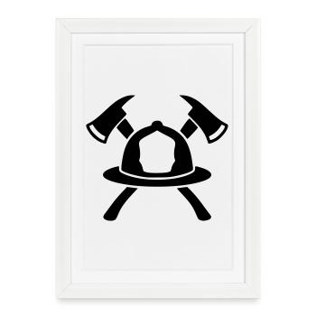 Graphismes de Cat Mom 2024 - Affiche encadrée (27 × 37 cm) - blanc - Devant