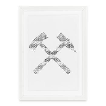 Good luck for - Framed poster (27 × 37 cm) - white - Front