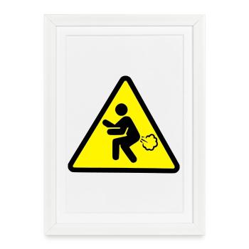 pet - Affiche encadrée (27 × 37 cm) - blanc - Devant