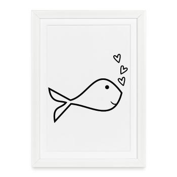 RETIREMENT. HAPPY RETIREMENT. HAPPY RETIREMENT. HEART - Framed poster (27 × 37 cm) - white - Front