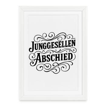 Bachelor party bachelor party - Framed poster (27 × 37 cm) - white - Front