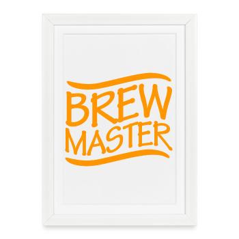 Sexe Révéler Halloween Babyshower - Affiche encadrée (27 × 37 cm) - blanc - Devant