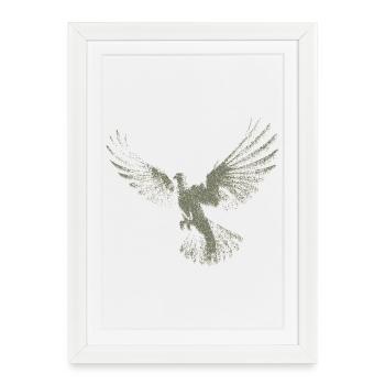 Duif | Heilige Geest Shirt | Christelijk Symbool - Affiche encadrée (27 × 37 cm) - blanc - Devant