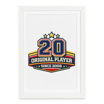 20e anniversaire 2006 - Affiche encadrée (27 × 37 cm) - blanc - Devant