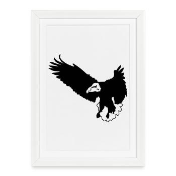 adler - Affiche encadrée (27 × 37 cm) - blanc - Devant