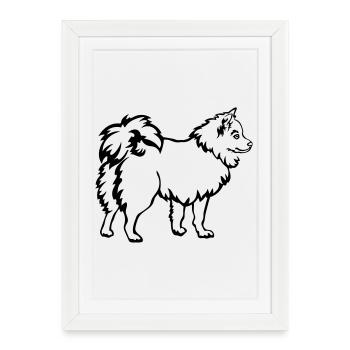 Sharp - Framed poster (27 × 37 cm) - white - Front