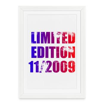 16e anniversaire Edition limitée 11/2009 - Affiche encadrée (27 × 37 cm) - blanc - Devant